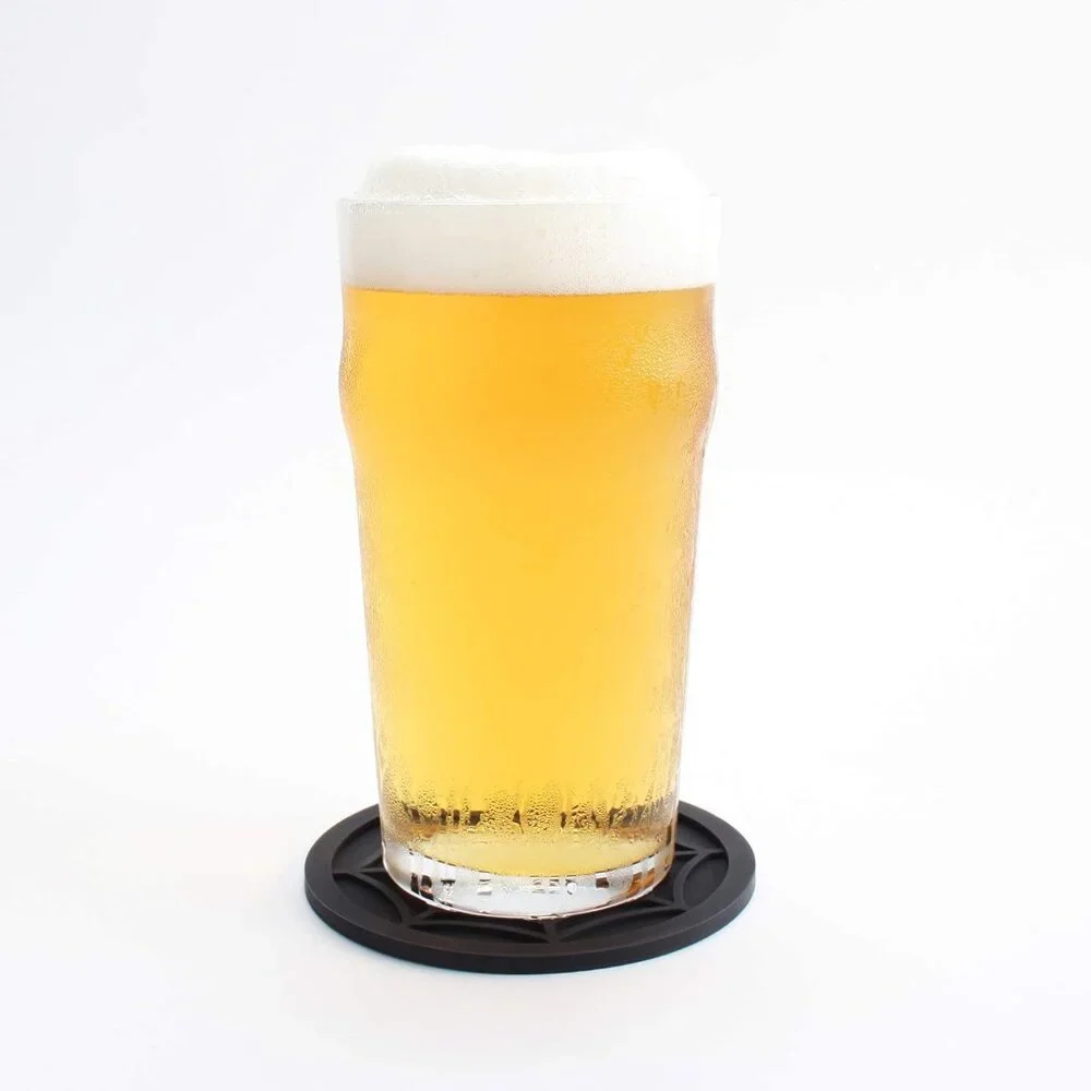 Silicone Coasters For Drinks - 6 Pack Unique Design Spider Drink Coasters, 4